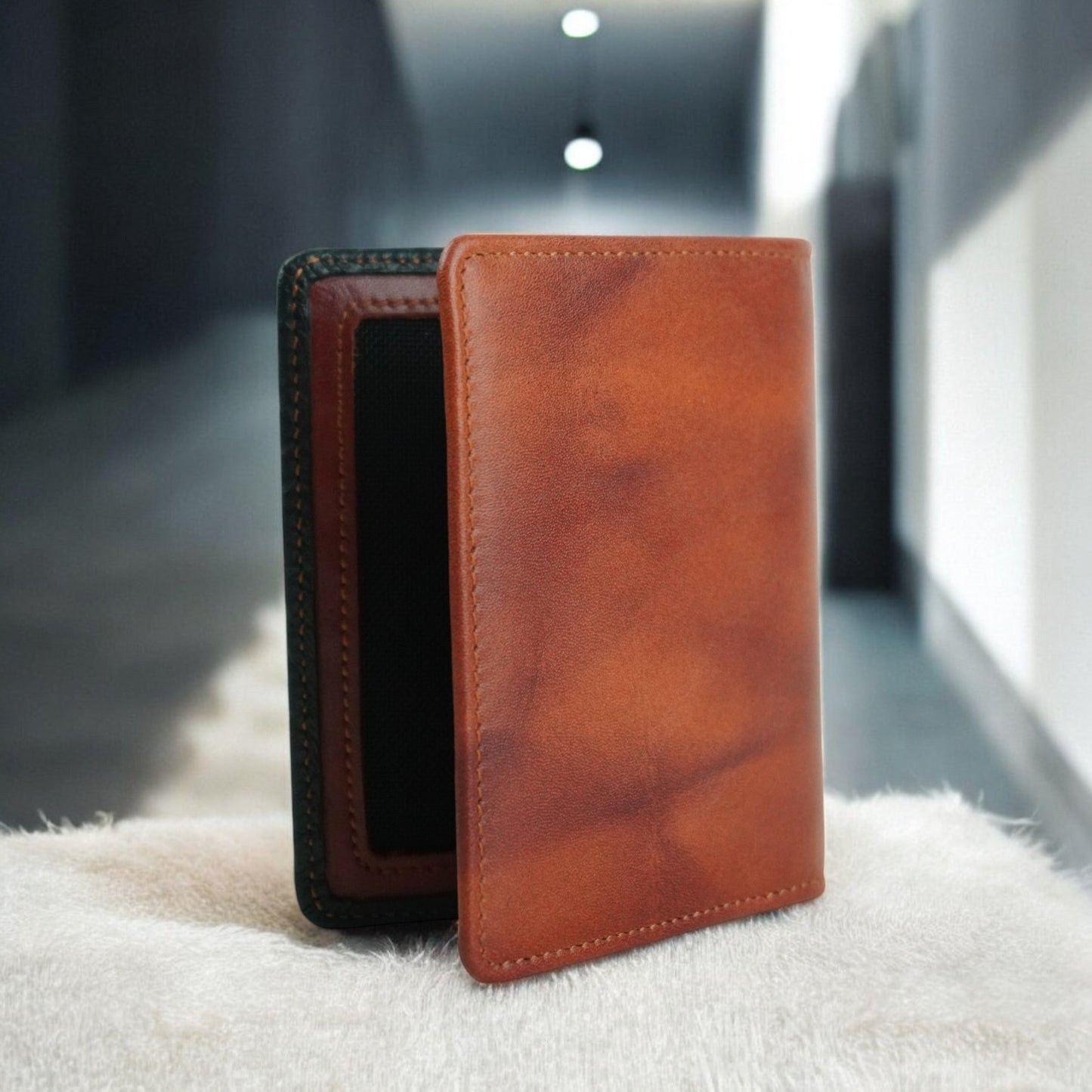 OLAND Premium Leather Pocket Card Holder and Wallet